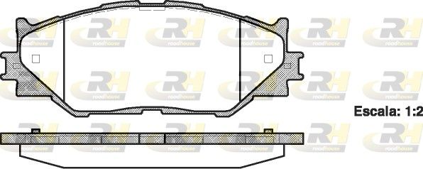 Гальмівні колодки дискові ROADHOUSE 2120100 - zapix