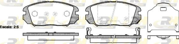 Гальмівні колодки дискові ROADHOUSE 2120402 - zapix