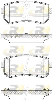 Гальмівні колодки дискові ROADHOUSE 2120942 - zapix