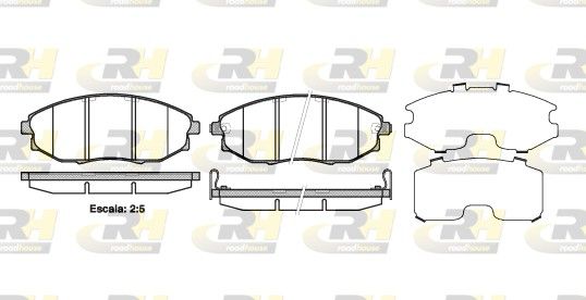 Гальмівні колодки дискові ROADHOUSE 2122302 - zapix