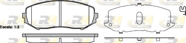 Гальмівні колодки дискові ROADHOUSE 2122502 - zapix