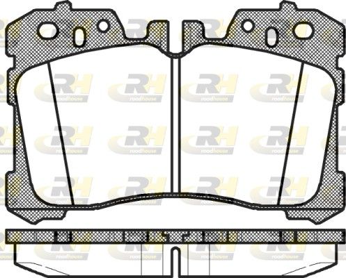Гальмівні колодки дискові ROADHOUSE 2132000 - zapix
