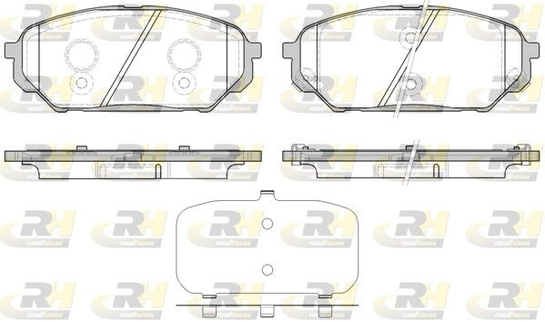 Гальмівні колодки дискові ROADHOUSE 2132212 - zapix