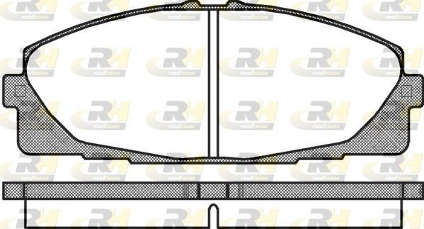 Гальмівні колодки дискові ROADHOUSE 2132500 - zapix