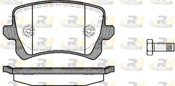 Гальмівні колодки дискові ROADHOUSE 2134200 - zapix