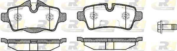 Гальмівні колодки дискові ROADHOUSE 2134400 - zapix