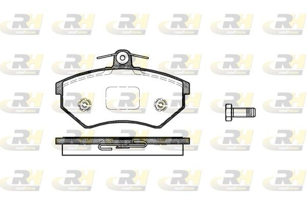 Гальмівні колодки дискові ROADHOUSE 213450 - zapix