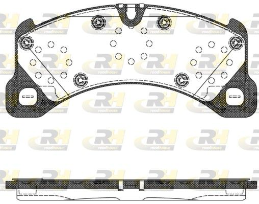 Гальмівні колодки дискові ROADHOUSE 2134550 - zapix