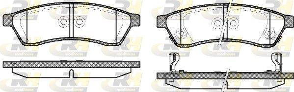 Гальмівні колодки дискові ROADHOUSE 2134902 - zapix