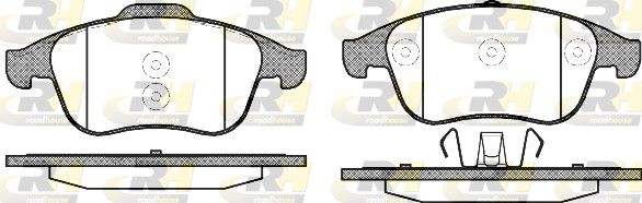 Гальмівні колодки дискові ROADHOUSE 2135010 - zapix