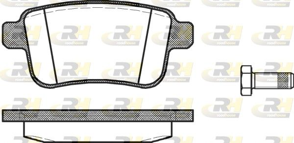 Гальмівні колодки дискові ROADHOUSE 2135200 - zapix