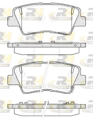 Гальмівні колодки дискові ROADHOUSE 2136252 - zapix
