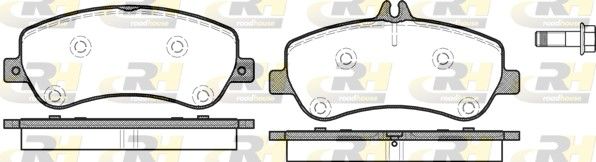 Гальмівні колодки дискові ROADHOUSE 2137700 - zapix