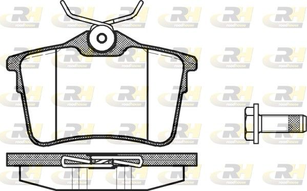 Гальмівні колодки дискові ROADHOUSE 2138200 - zapix