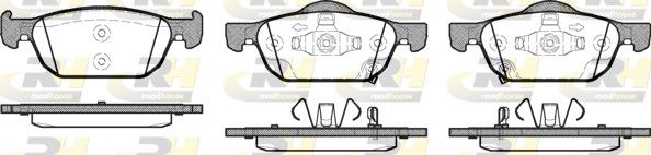 Гальмівні колодки дискові ROADHOUSE 2138402 - zapix