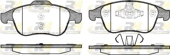 Гальмівні колодки дискові ROADHOUSE 2138900 - zapix