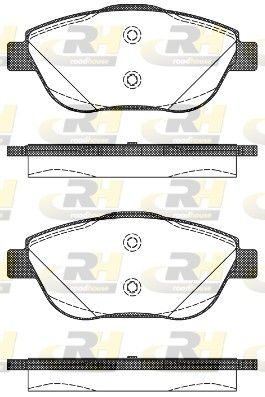 Гальмівні колодки дискові ROADHOUSE 2139210 - zapix