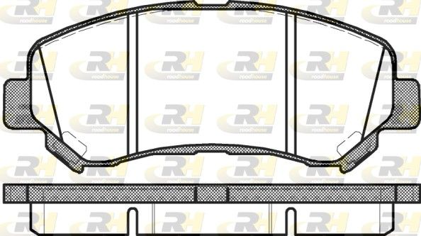 Гальмівні колодки дискові ROADHOUSE 2131800 - zapix