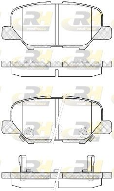 Гальмівні колодки дискові ROADHOUSE 2153602 - zapix
