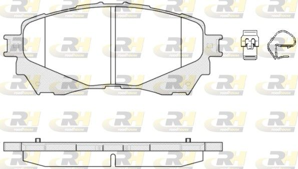 Гальмівні колодки дискові ROADHOUSE 2153804 - zapix