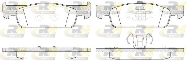 Гальмівні колодки дискові ROADHOUSE 2154000 - zapix