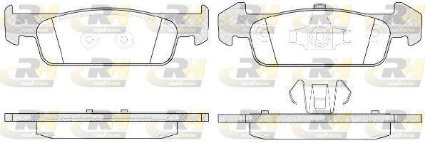 Гальмівні колодки дискові ROADHOUSE 2154010 - zapix