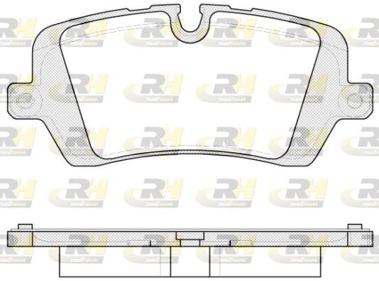 Гальмівні колодки дискові ROADHOUSE 2154100 - zapix