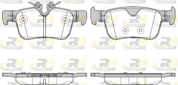 Гальмівні колодки дискові ROADHOUSE 2155110 - zapix