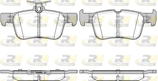 Гальмівні колодки дискові ROADHOUSE 2155142 - zapix