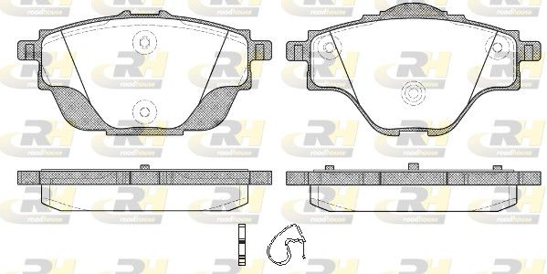 Гальмівні колодки дискові ROADHOUSE 2155700 - zapix