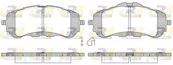 Гальмівні колодки дискові ROADHOUSE 2155900 - zapix