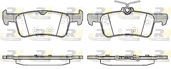 Гальмівні колодки дискові ROADHOUSE 2156320 - zapix