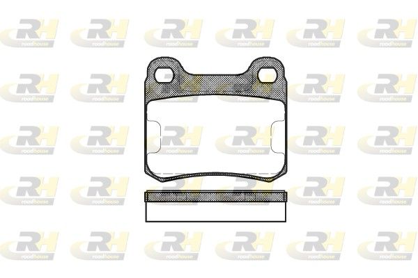 Гальмівні колодки дискові ROADHOUSE 215700 - zapix