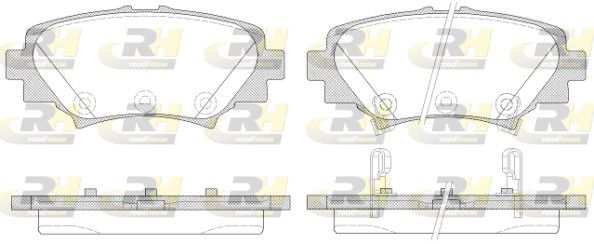 Гальмівні колодки дискові ROADHOUSE 2157002 - zapix