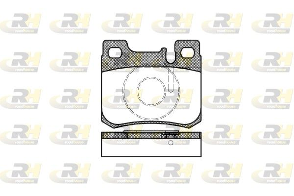 Гальмівні колодки дискові ROADHOUSE 215720 - zapix