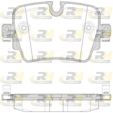 Гальмівні колодки дискові ROADHOUSE 2157200 - zapix