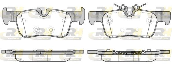 Гальмівні колодки дискові ROADHOUSE 2157300 - zapix