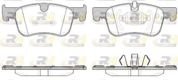 Гальмівні колодки дискові ROADHOUSE 2158000 - zapix