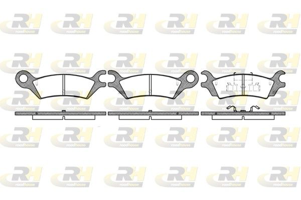 Гальмівні колодки дискові ROADHOUSE 215810 - zapix