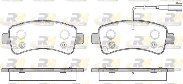 Гальмівні колодки дискові ROADHOUSE 2158802 - zapix