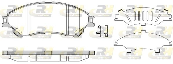 Гальмівні колодки дискові ROADHOUSE 2158902 - zapix