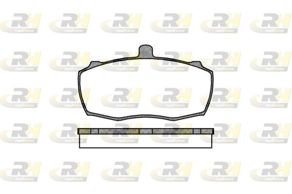 Гальмівні колодки дискові ROADHOUSE 215900 - zapix