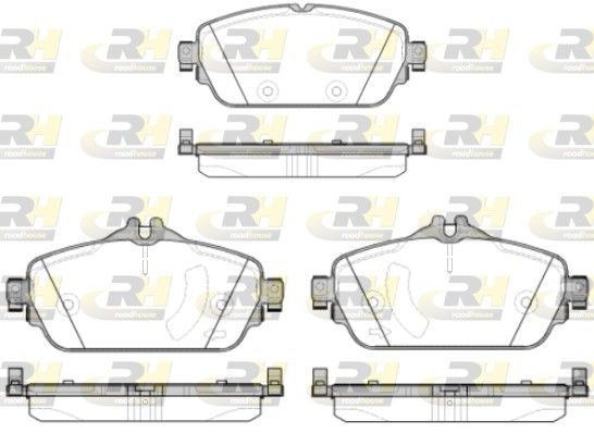 Гальмівні колодки дискові ROADHOUSE 2159208 - zapix