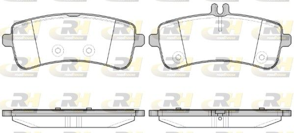 Гальмівні колодки дискові ROADHOUSE 2159400 - zapix