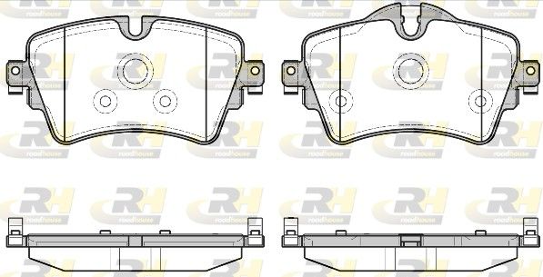 Гальмівні колодки дискові ROADHOUSE 2159908 - zapix