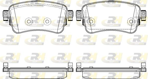 Гальмівні колодки дискові ROADHOUSE 2172000 - zapix