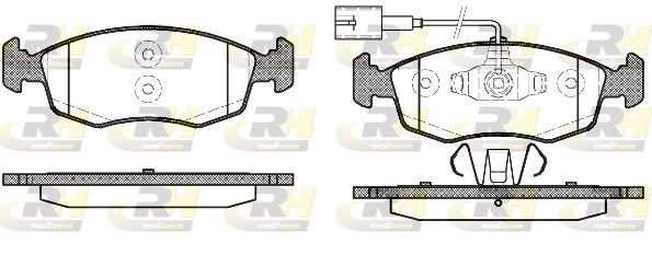 Гальмівні колодки дискові ROADHOUSE 217252 - zapix