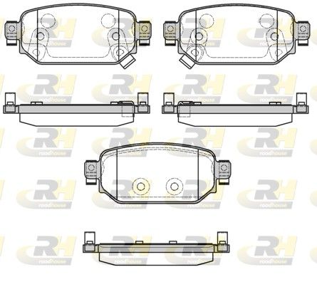 Гальмівні колодки дискові ROADHOUSE 2173102 - zapix