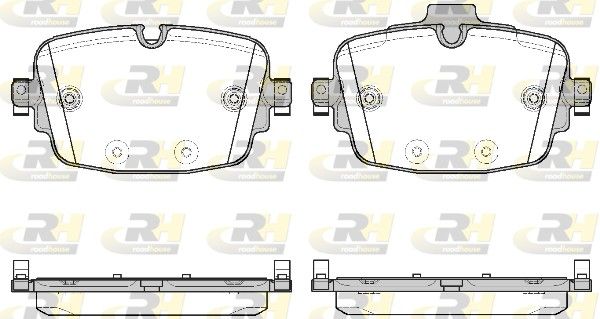 Гальмівні колодки дискові ROADHOUSE 2173900 - zapix