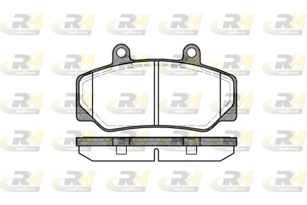 Гальмівні колодки дискові ROADHOUSE 217620 - zapix